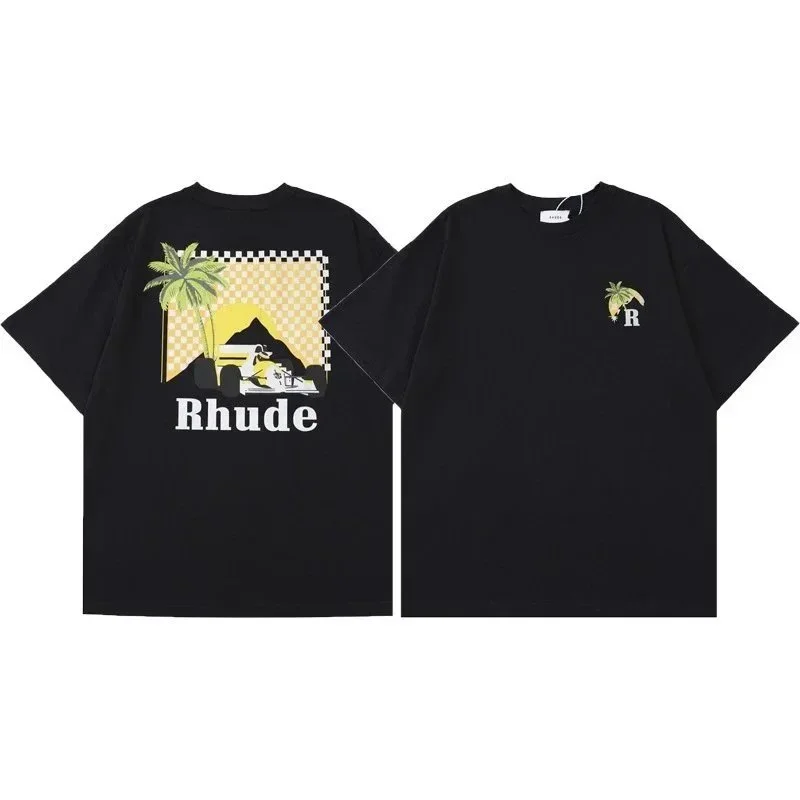 Rhude Rhude Beach Racing Black T-Shirt Black - 1