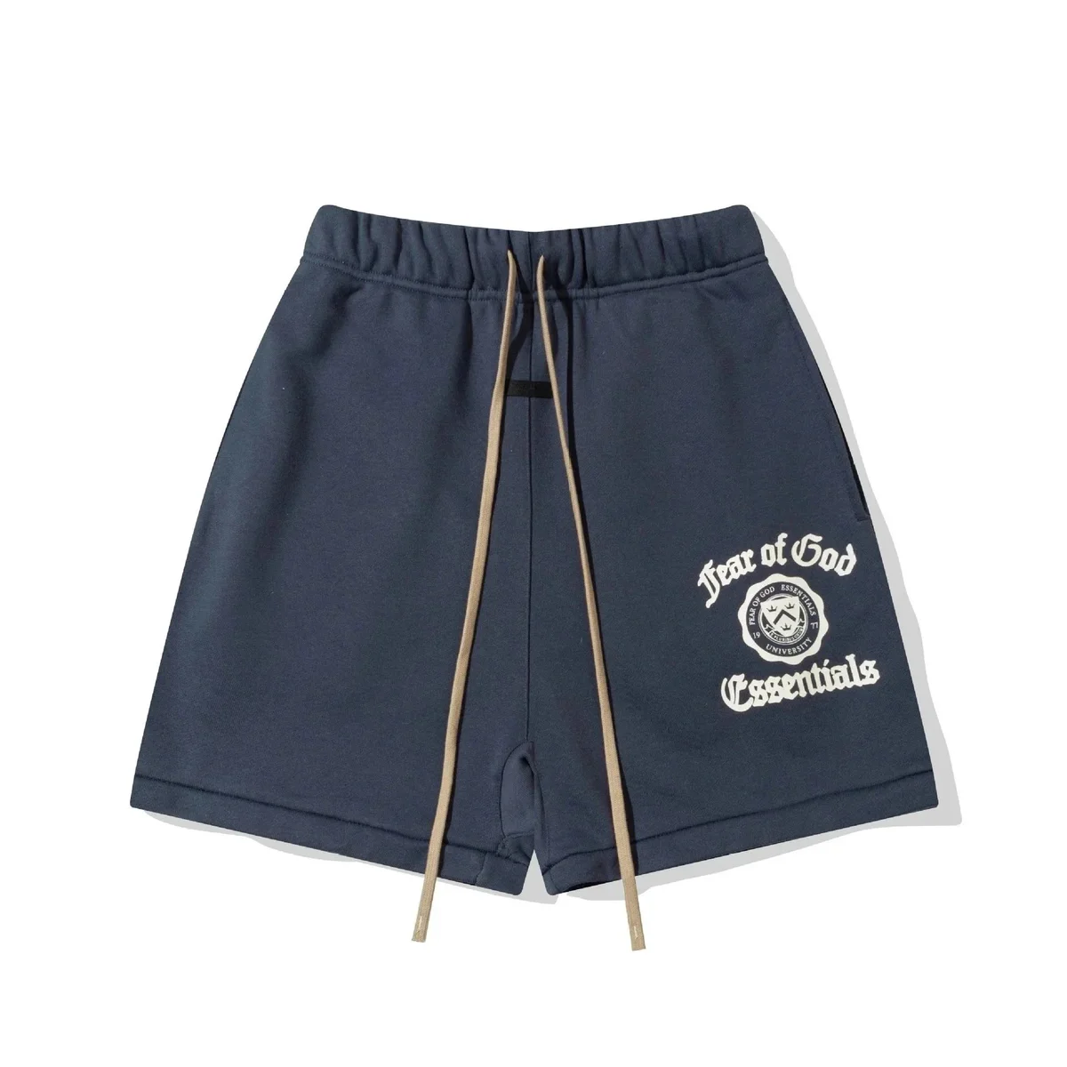 Fear of God Fear of God Essentials Navy Blue Shorts Navy - 1
