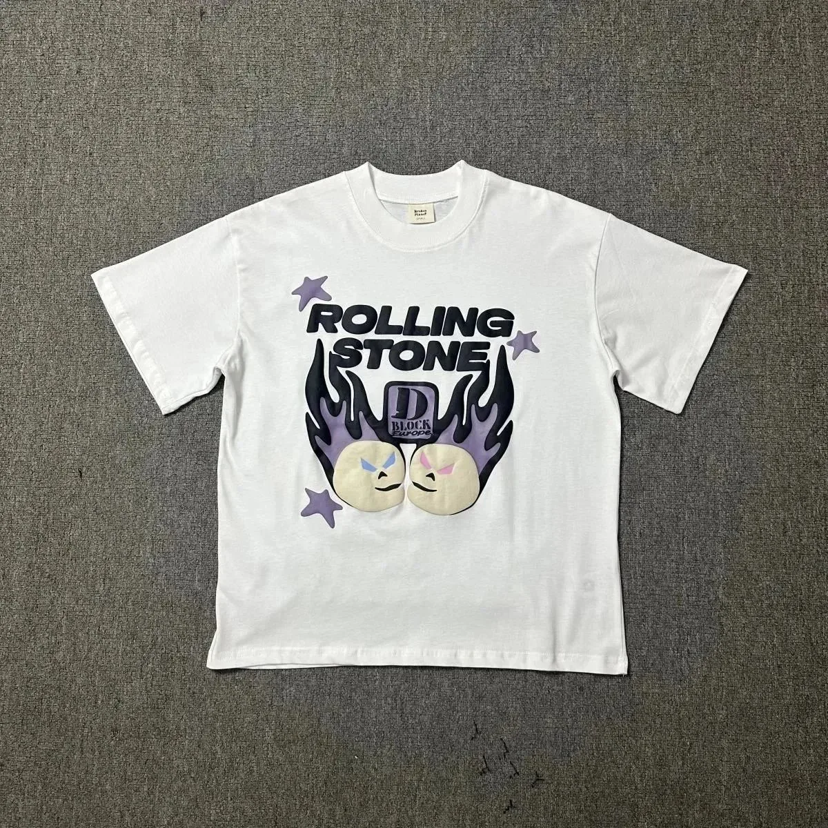 Other White Rolling Stone D Block Europe T-Shirt White - 1