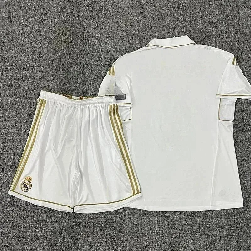 Adidas Adidas Classic Football White Gold Soccer Jersey & Shorts Set White - 1