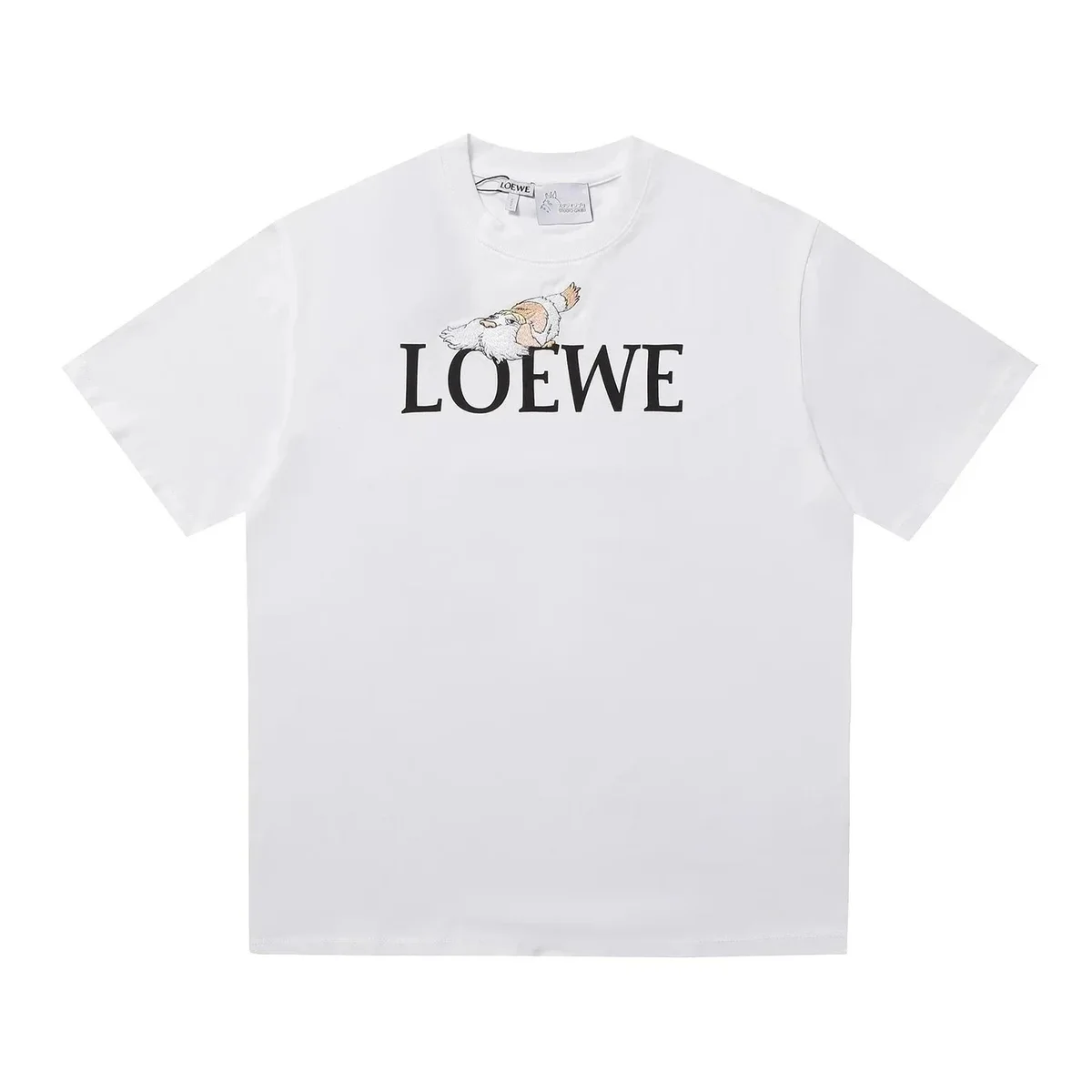 Loewe Loewe White Santa Graphic T-Shirt White - 1