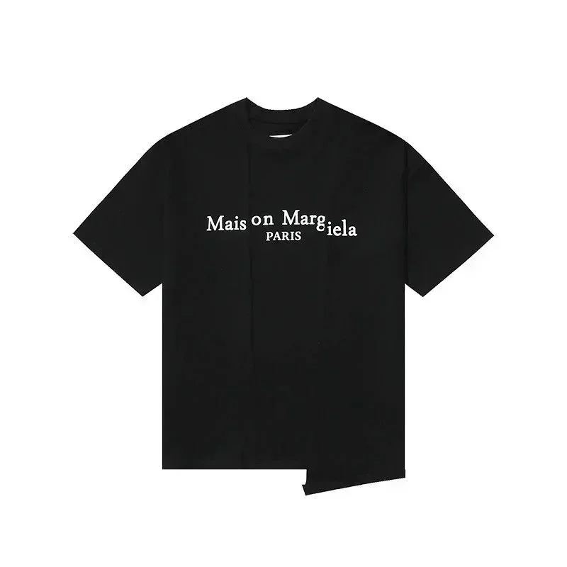 Maison Margiela Maison Margiela Black 'Maison Margiela PARIS' T-Shirt Black - 1
