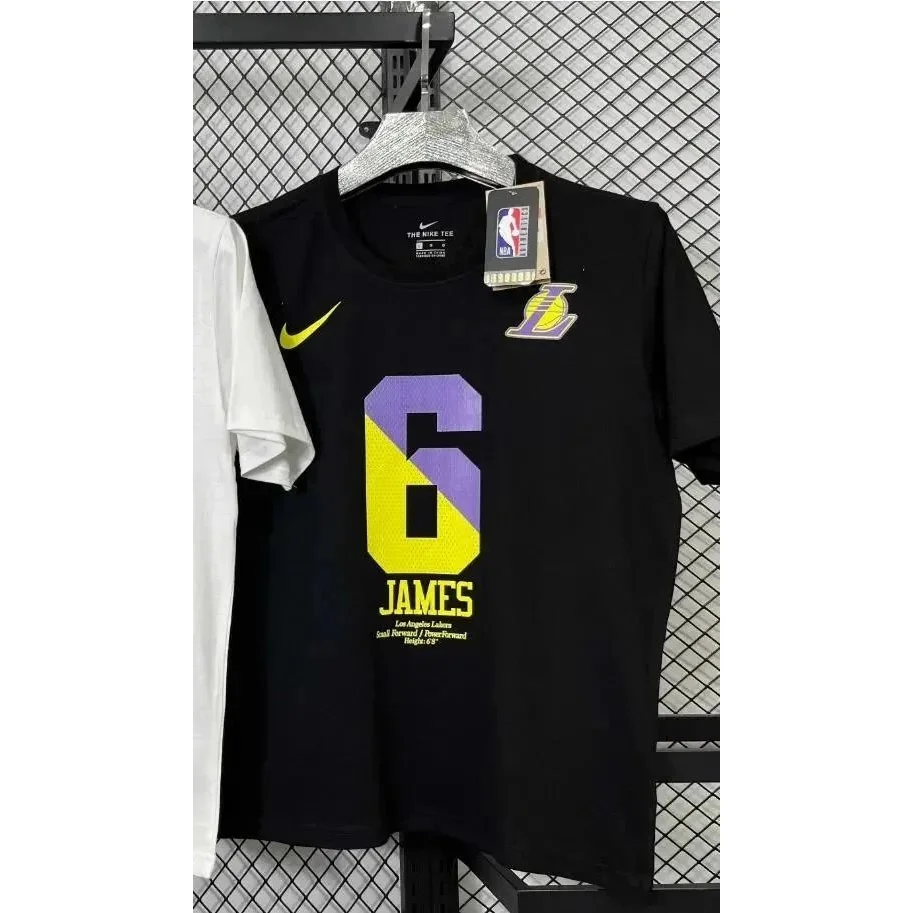 Nike Nike LeBron James Los Angeles Lakers T-Shirt Black Black - 1