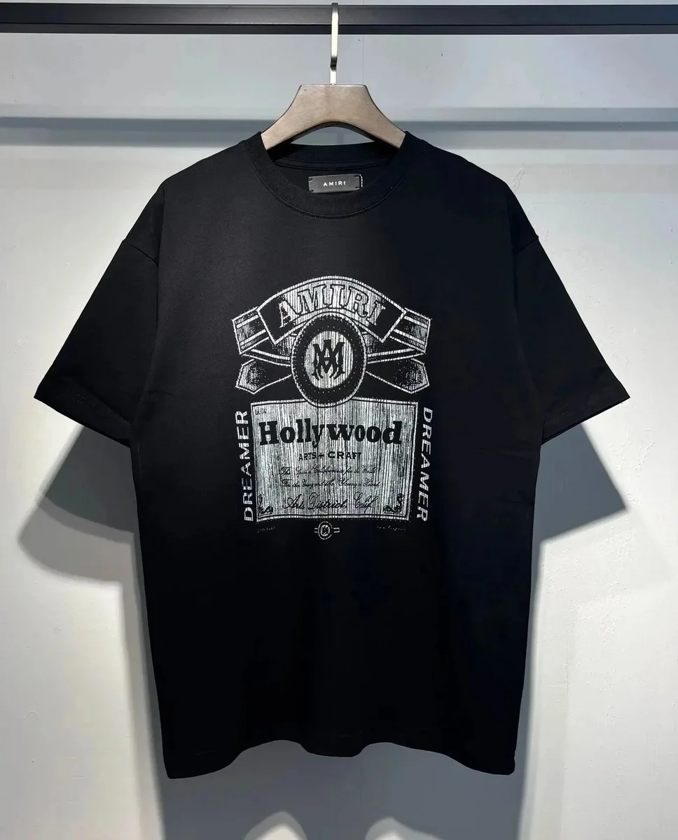 Amiri Amiri Hollywood Dreamer Black T-Shirt Black - 1