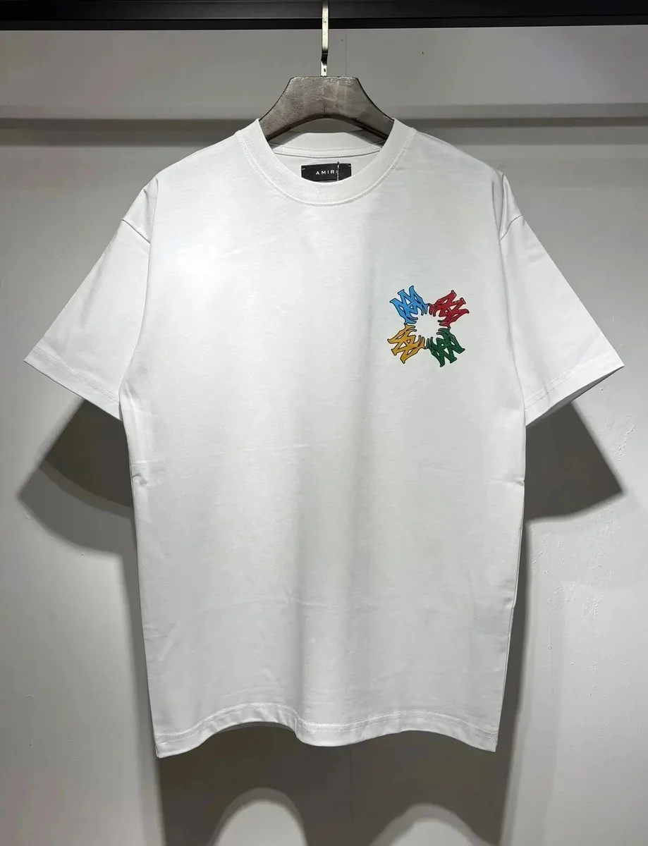 Amiri Amiri Colorful Logo T-Shirt G2 White White - 1