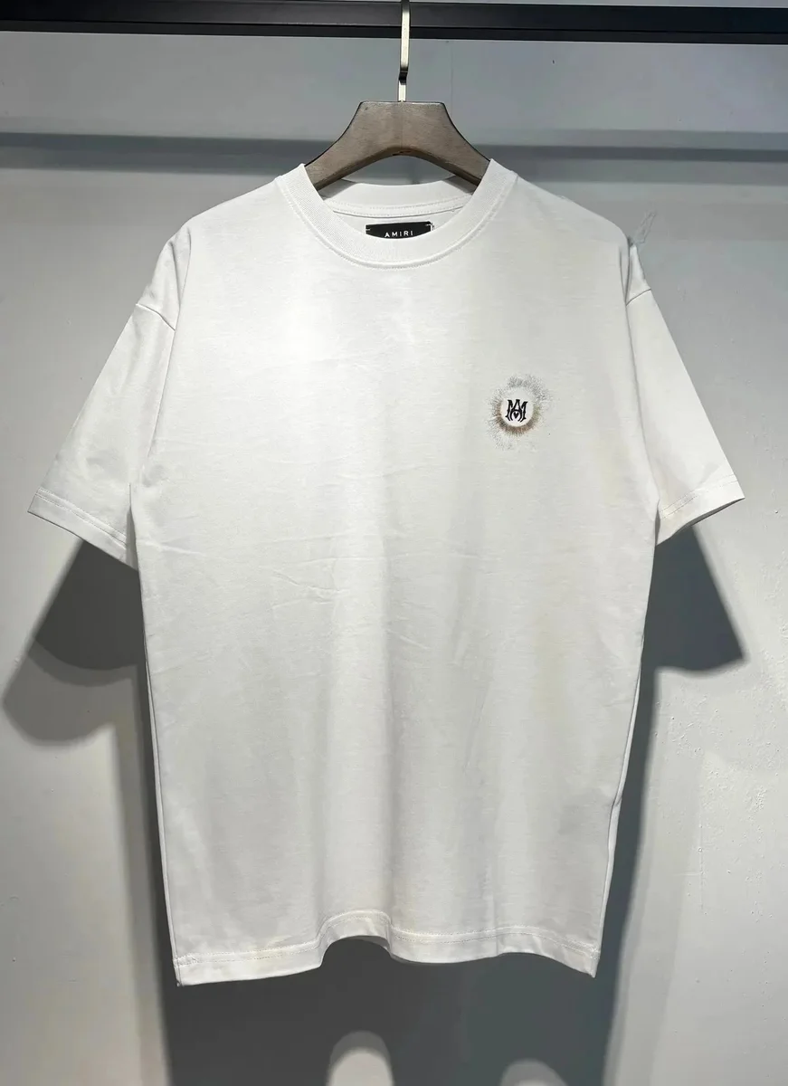 Amiri Amiri White 'M' Logo Oversized T-Shirt White - 1