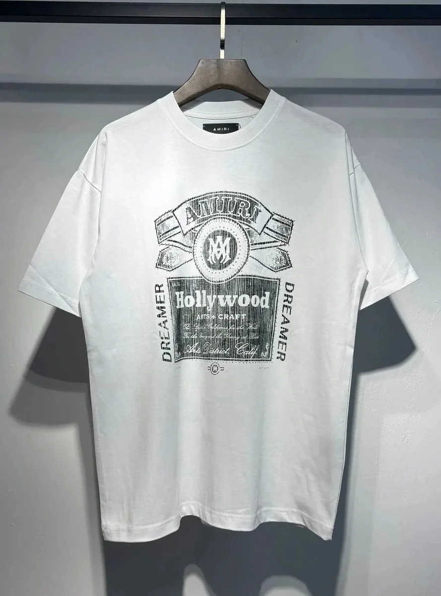 Amiri Amiri Hollywood Dreamer White T-Shirt White - 1