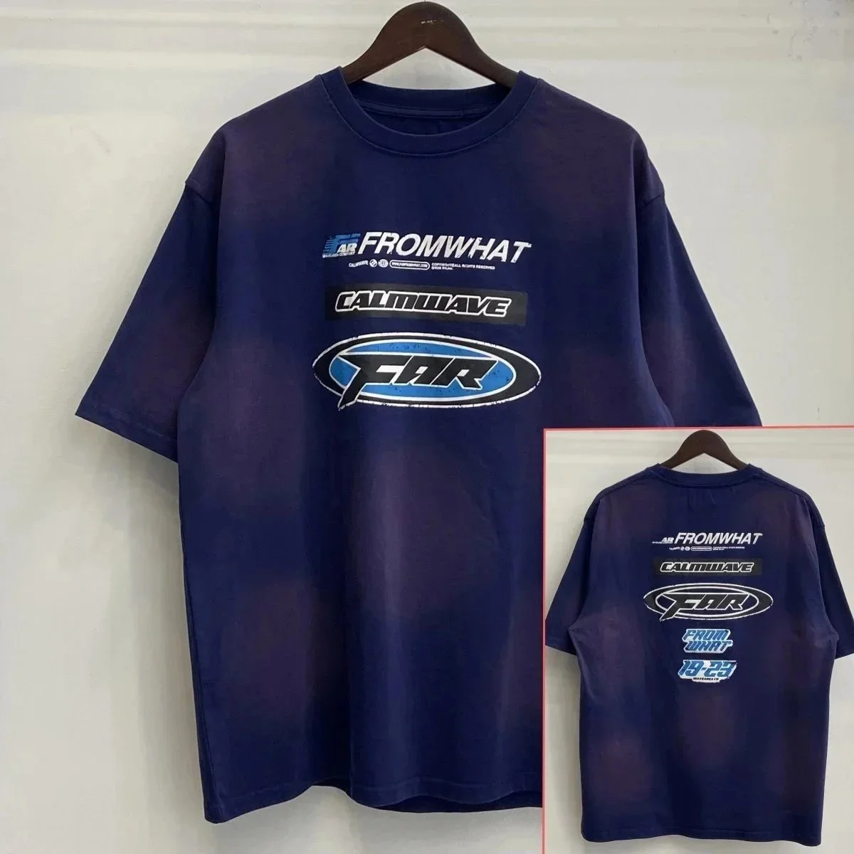 Other Fromwhat Calmwave FAR T-Shirt FR0921 Blue Blue - 1