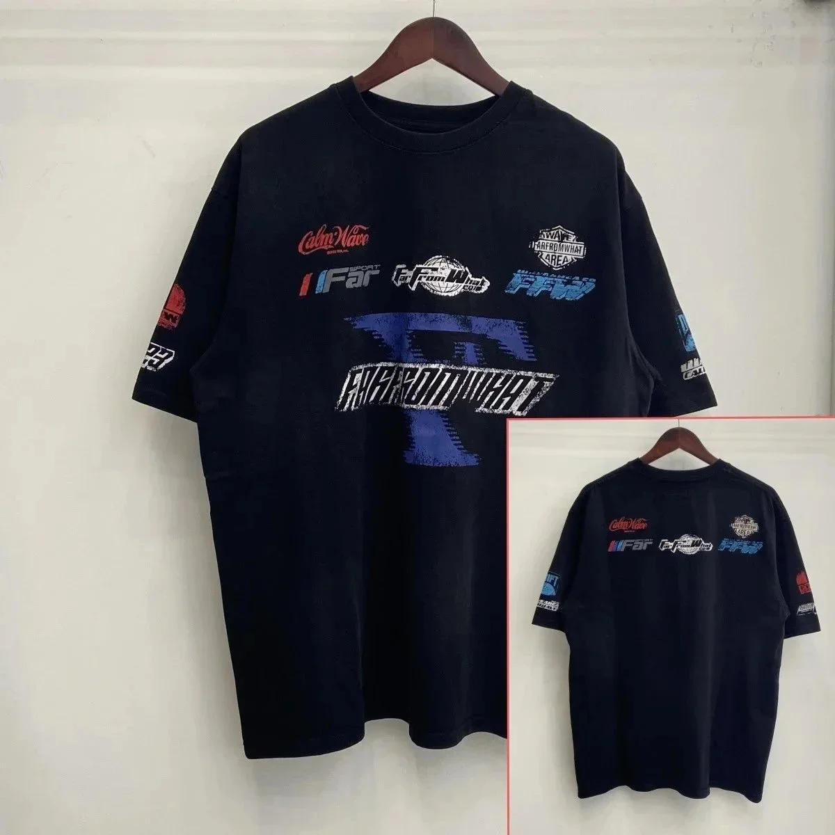 A Bathing Ape A Bathing Ape BAPE STA FR0932 Black T-Shirt Black - 1