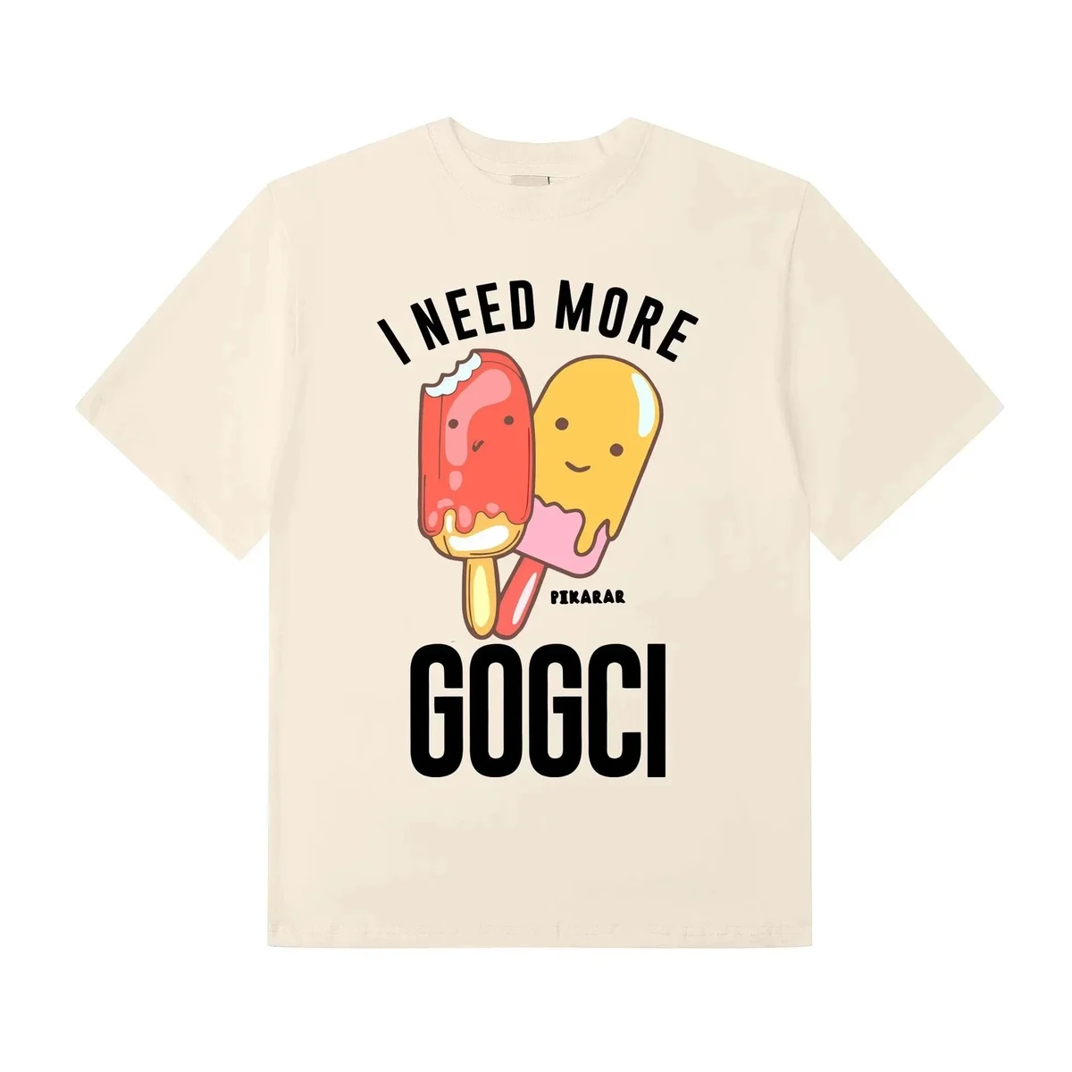 Gucci Gucci I Need More Gogci Cream T-Shirt Cream - 1