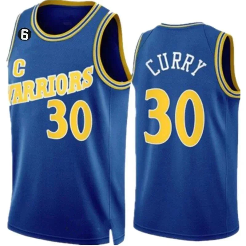 Jordan Nike Air Jordan Curry 30 Blue Basketball Jersey Blue - 1