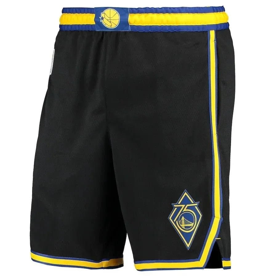 Other Black Golden State Warriors 75th Anniversary Shorts Black - 1