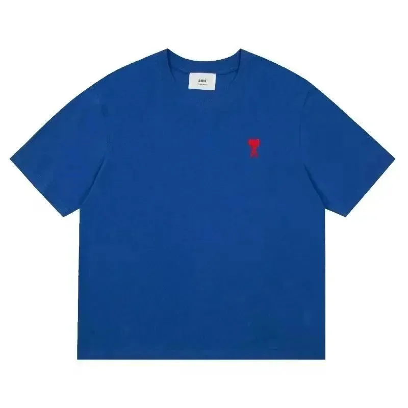 Ami Paris Ami Paris Ami de Coeur Blue T-Shirt Blue - 1