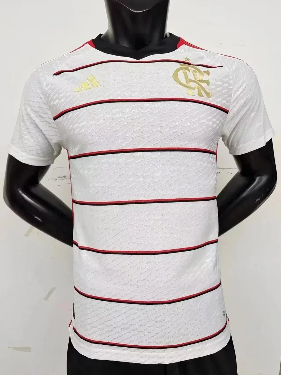 Adidas Adidas Flamengo 23/24 Away Jersey White Red Stripe White - 1