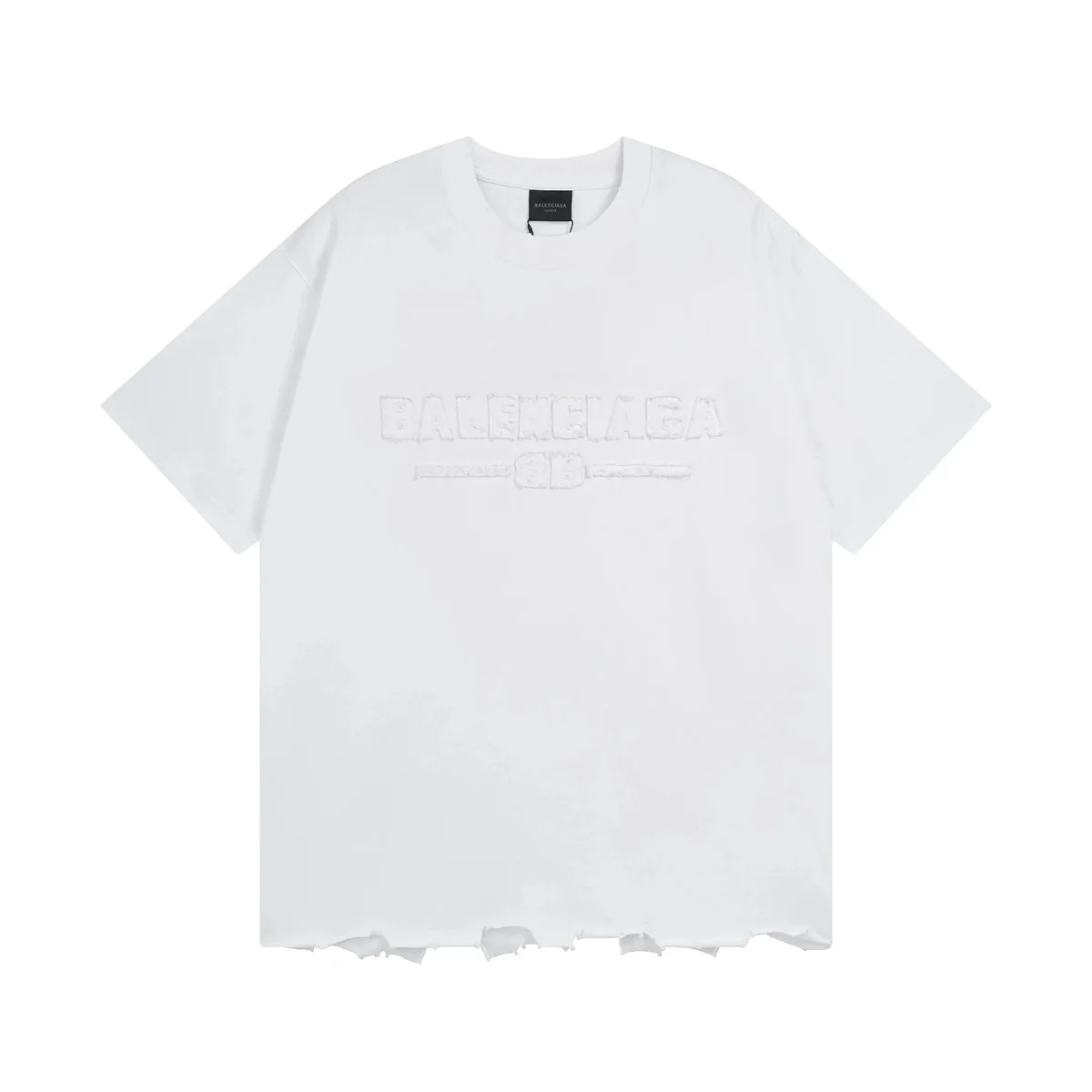 Balenciaga Balenciaga White BB Logo T-Shirt White - 1