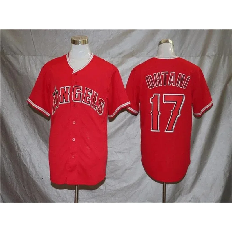 Other Red Ohtani 17 Los Angeles Angels Jersey Red - 1