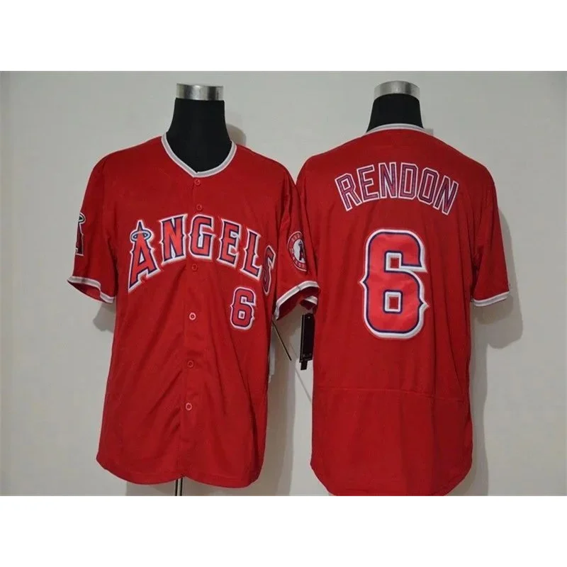 Other Red Rendon 6 Los Angeles Angels Baseball Jersey Red - 1