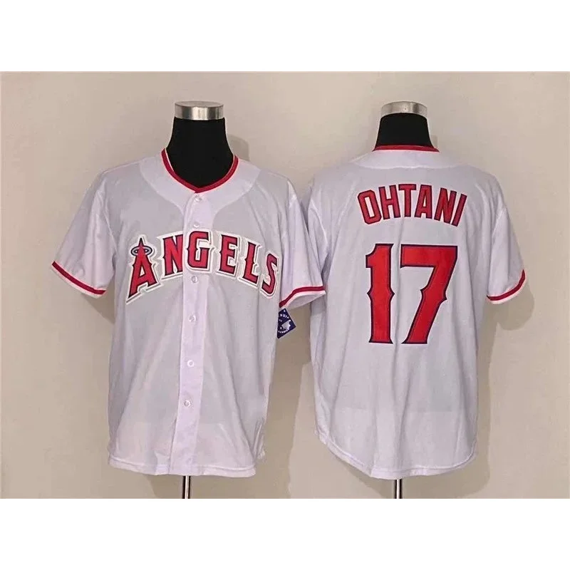 Other White Ohtani 17 Los Angeles Angels Jersey White - 1
