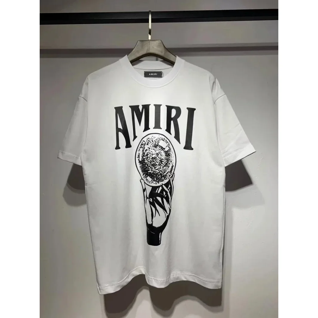 Amiri Amiri White Crystal Ball T-Shirt White - 1