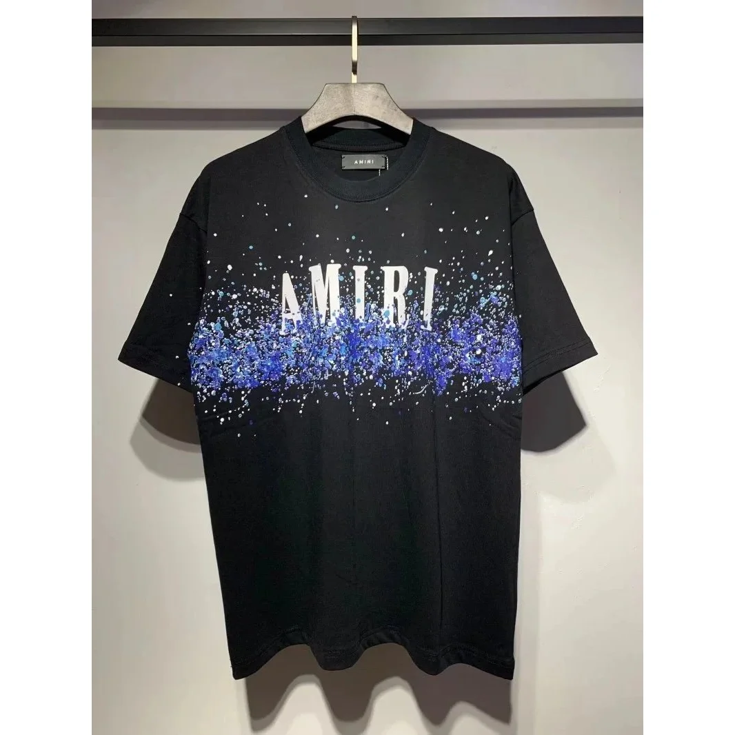 Amiri Amiri Black Galaxy Print T-Shirt Black - 1