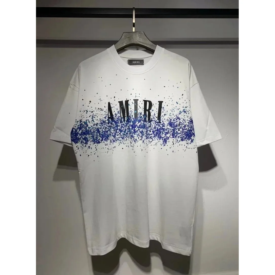 Amiri Amiri White AMIRI Splatter T-Shirt White - 1