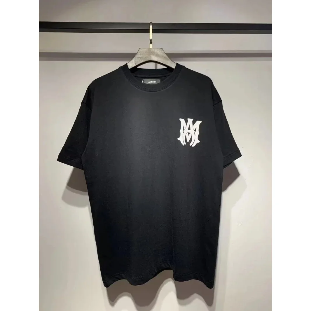 Amiri Amiri AM Logo Black T-Shirt Black - 1