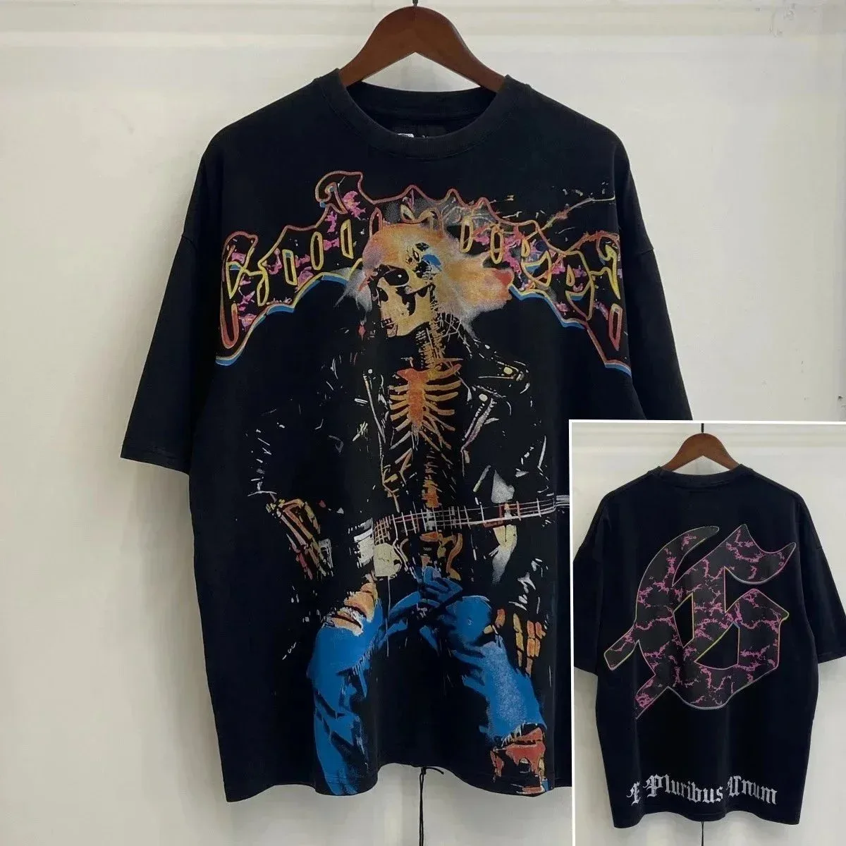 Other Black Ghost Rider T-Shirt Black - 1