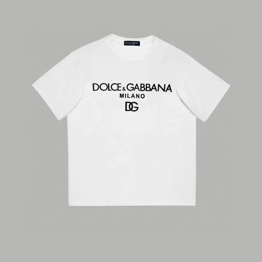 Dolce & Gabbana Dolce & Gabbana White MILANO Logo T-Shirt White - 1