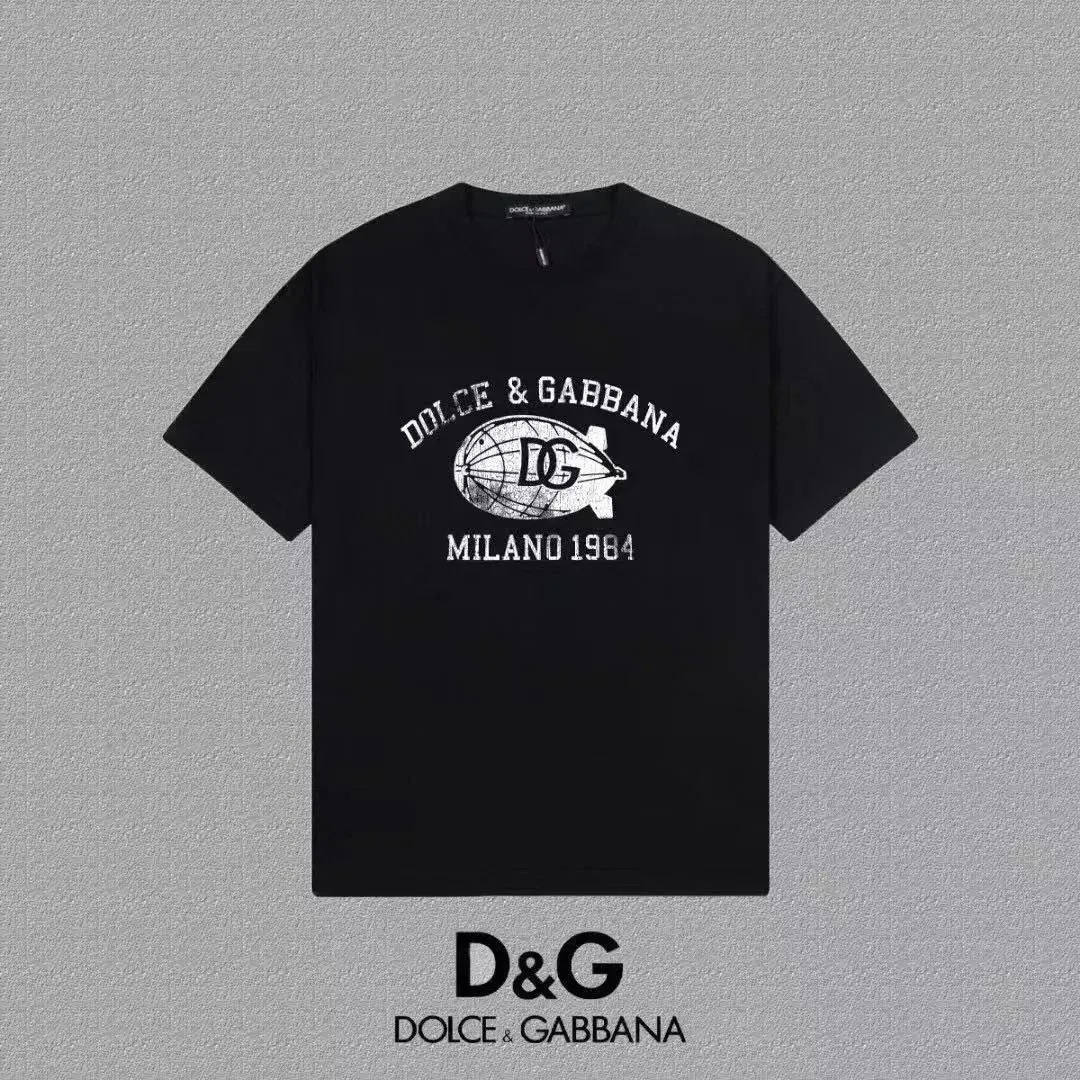 Dolce & Gabbana Dolce & Gabbana Black MILANO 1984 T-Shirt Black - 1