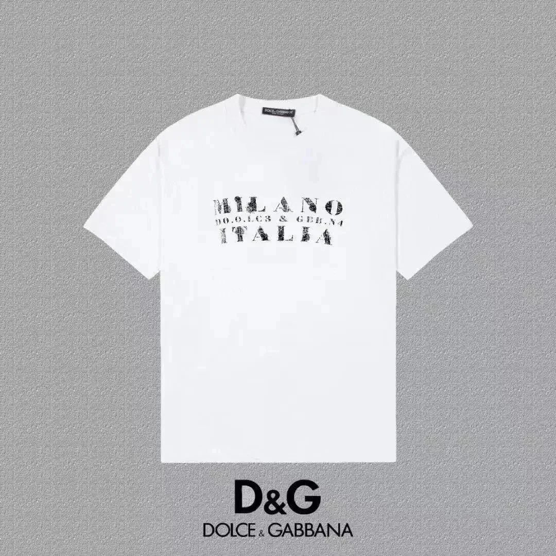 Dolce & Gabbana Dolce & Gabbana MILANO ITALIA White T-Shirt White - 1