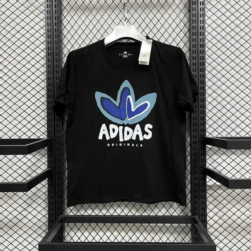 Adidas Adidas Trefoil Black/Blue Originals T-Shirt Black
