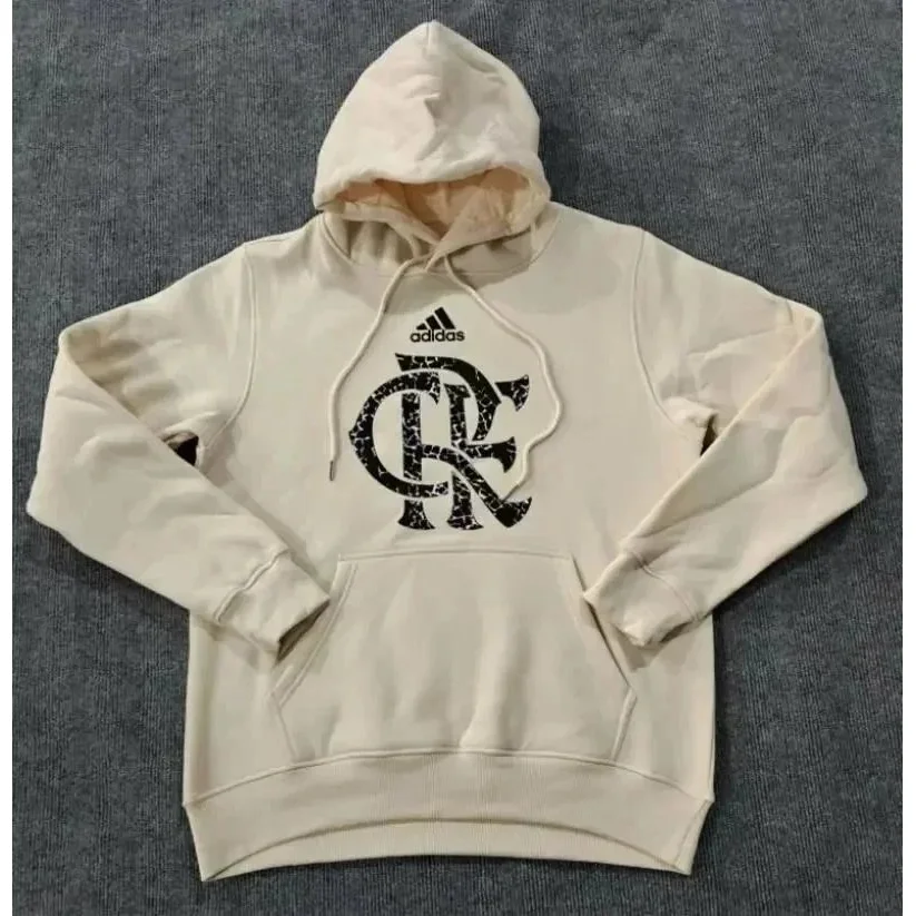 Adidas Adidas Flamengo Hoodie in Beige Beige - 1