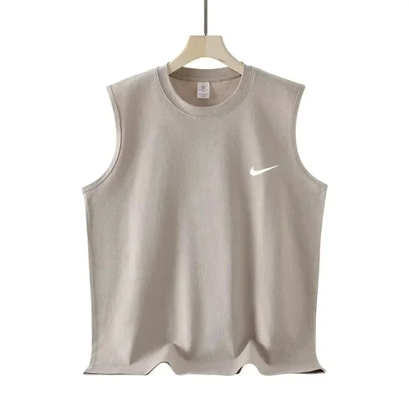 Nike Nike Beige Swoosh Tank Top Unisex Beige - 1