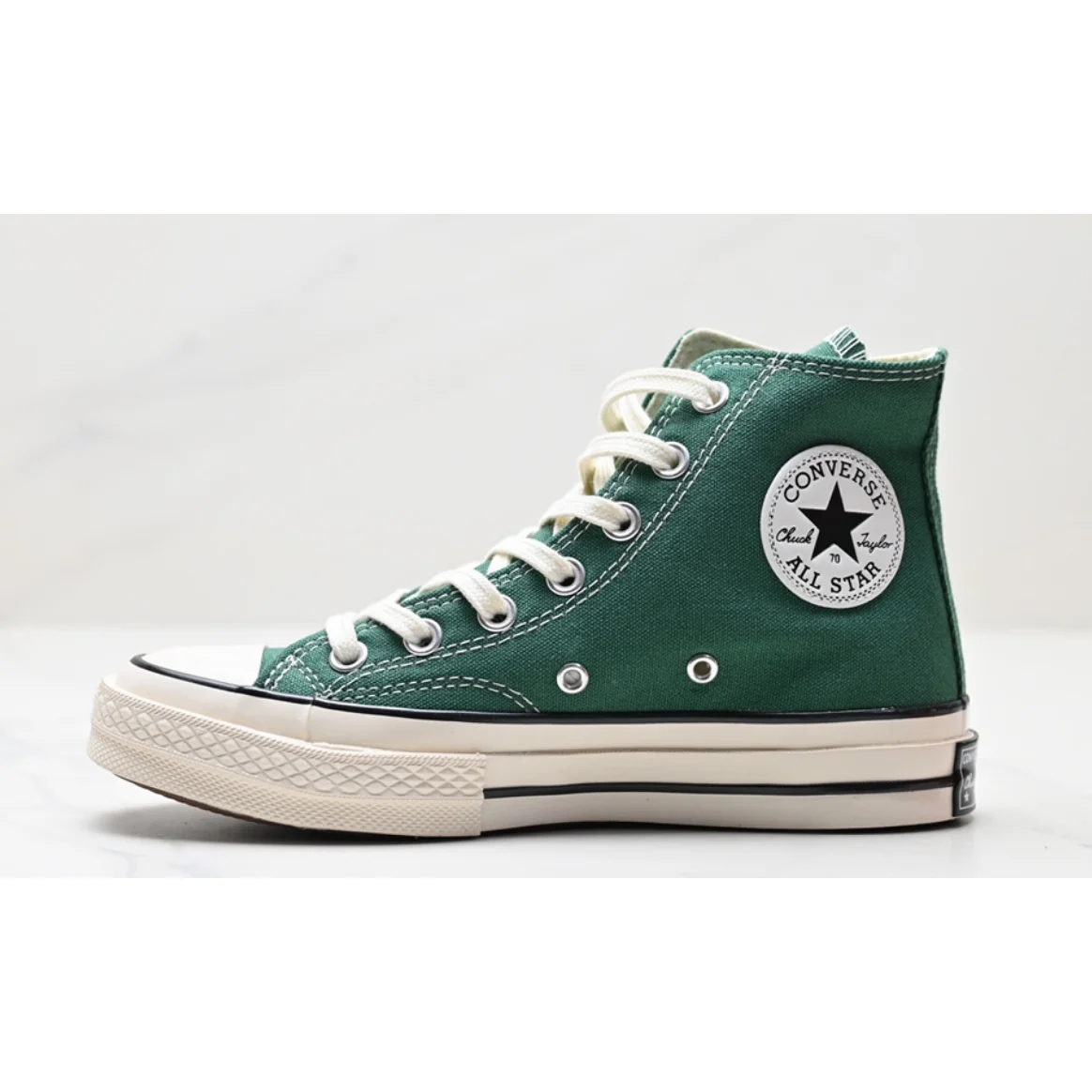 Converse Converse Chuck Taylor All Star Green Canvas Sneakers Green - 1
