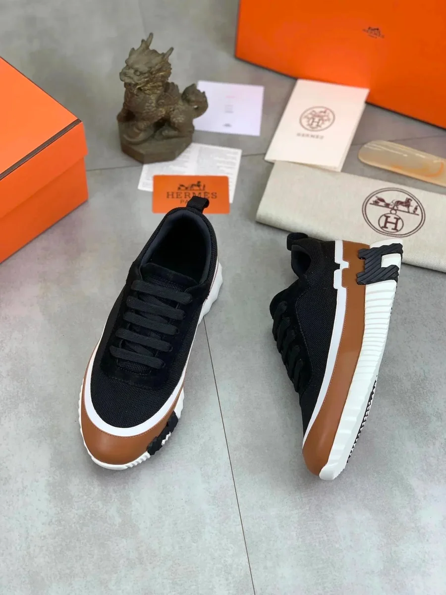 Hermès Black & Brown Sneakers