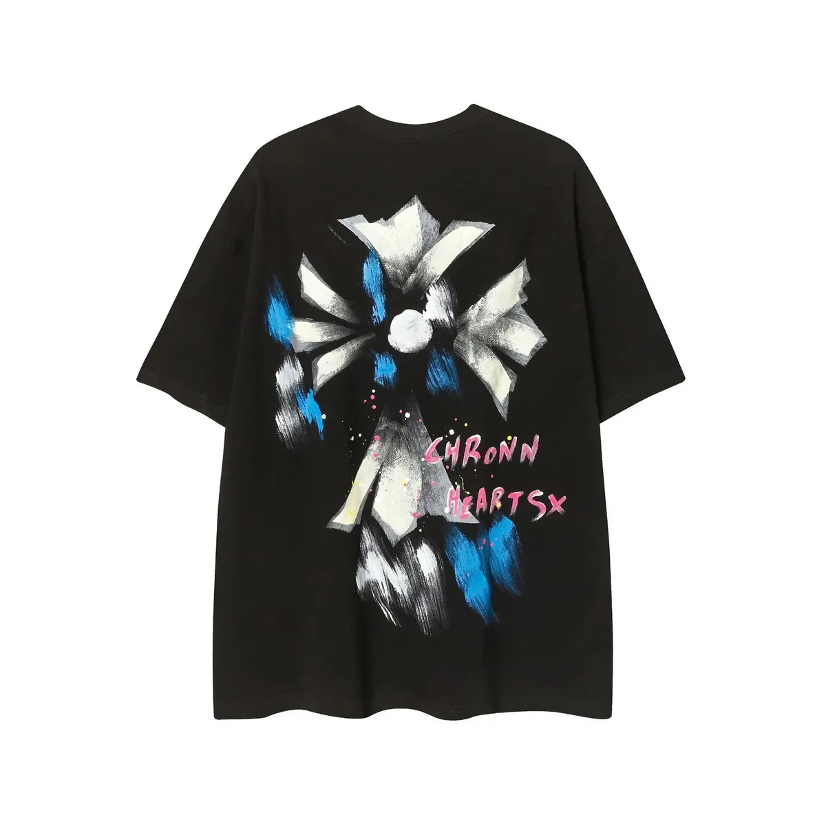 Chrome Hearts Chrome Hearts Chronn Heartsx Black T-Shirt Black - 1