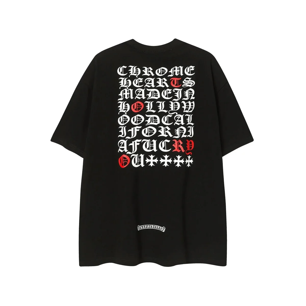 Chrome Hearts Chrome Hearts 'Made in Hollywood' Black T-Shirt Black - 1