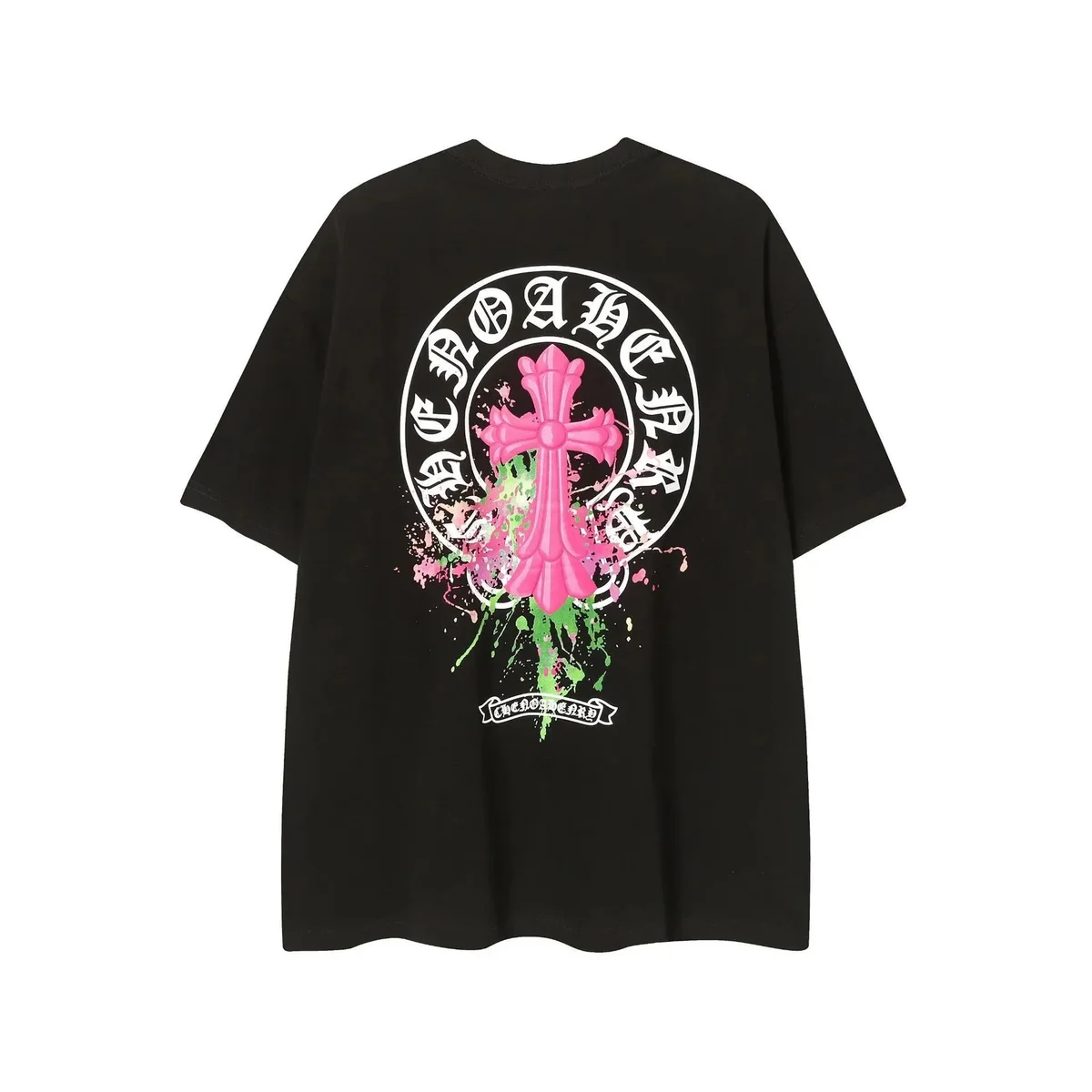 Chrome Hearts Chrome Hearts Cross Print Oversized T-Shirt Black Black - 1