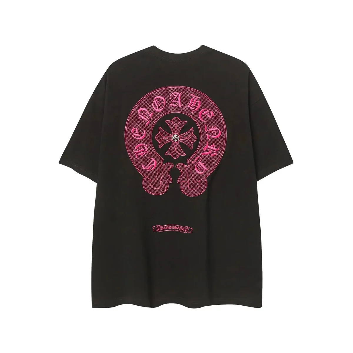 Chrome Hearts Chrome Hearts Cross Embroidered Oversized T-Shirt Black Black - 1