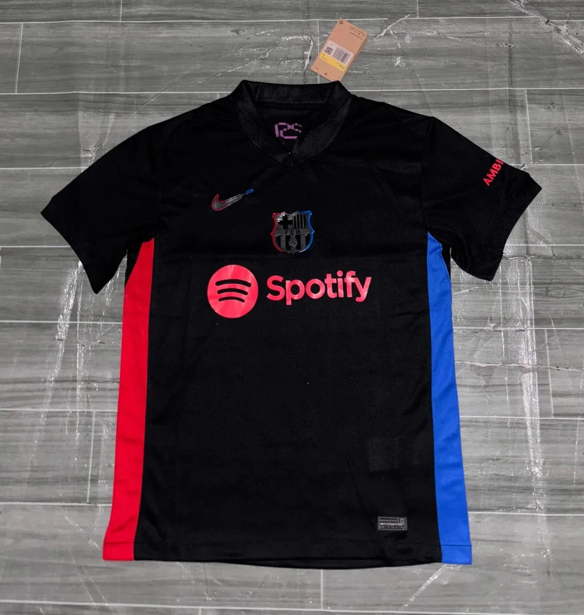 Nike Nike FC Barcelona Black Away Jersey Black - 1