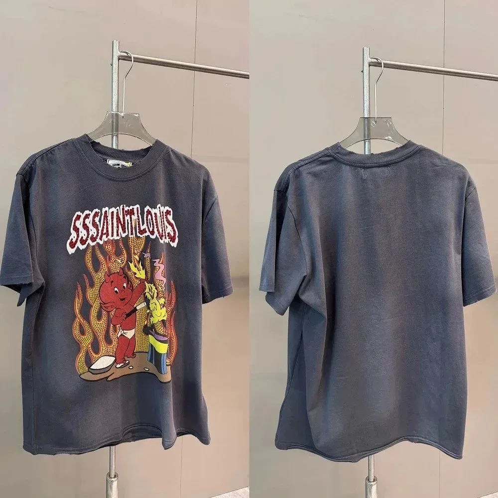Other SSSAINTLOUS Black 21 Graphic T-Shirt Black - 1