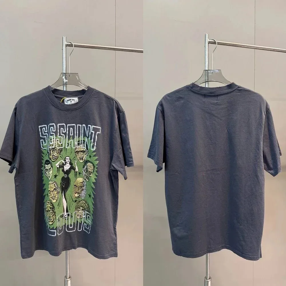 Other SS Saint Louis Graphic T-Shirt Black 17 Grey - 1