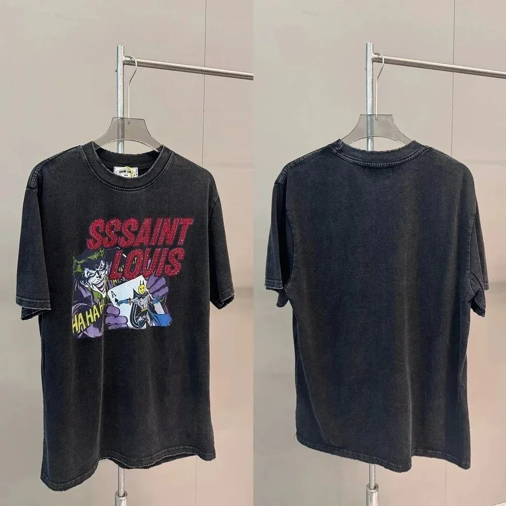 Other SSaint Louis Joker Graphic T-Shirt Black 23 Black - 1
