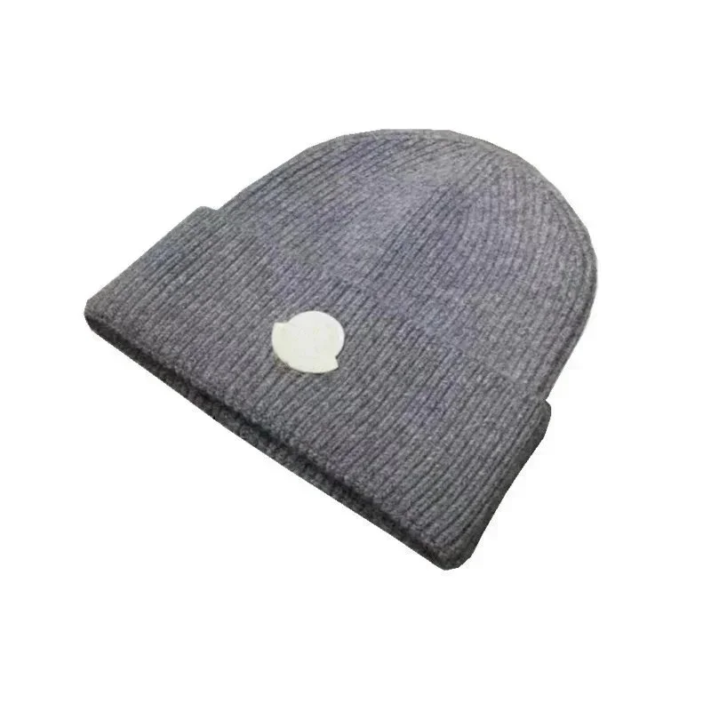 Moncler Moncler Maya Grey Beanie Hat Grey