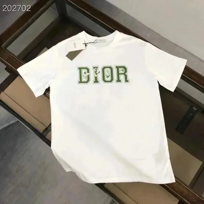 Dior Dior White Dior Logo T-Shirt White - 1