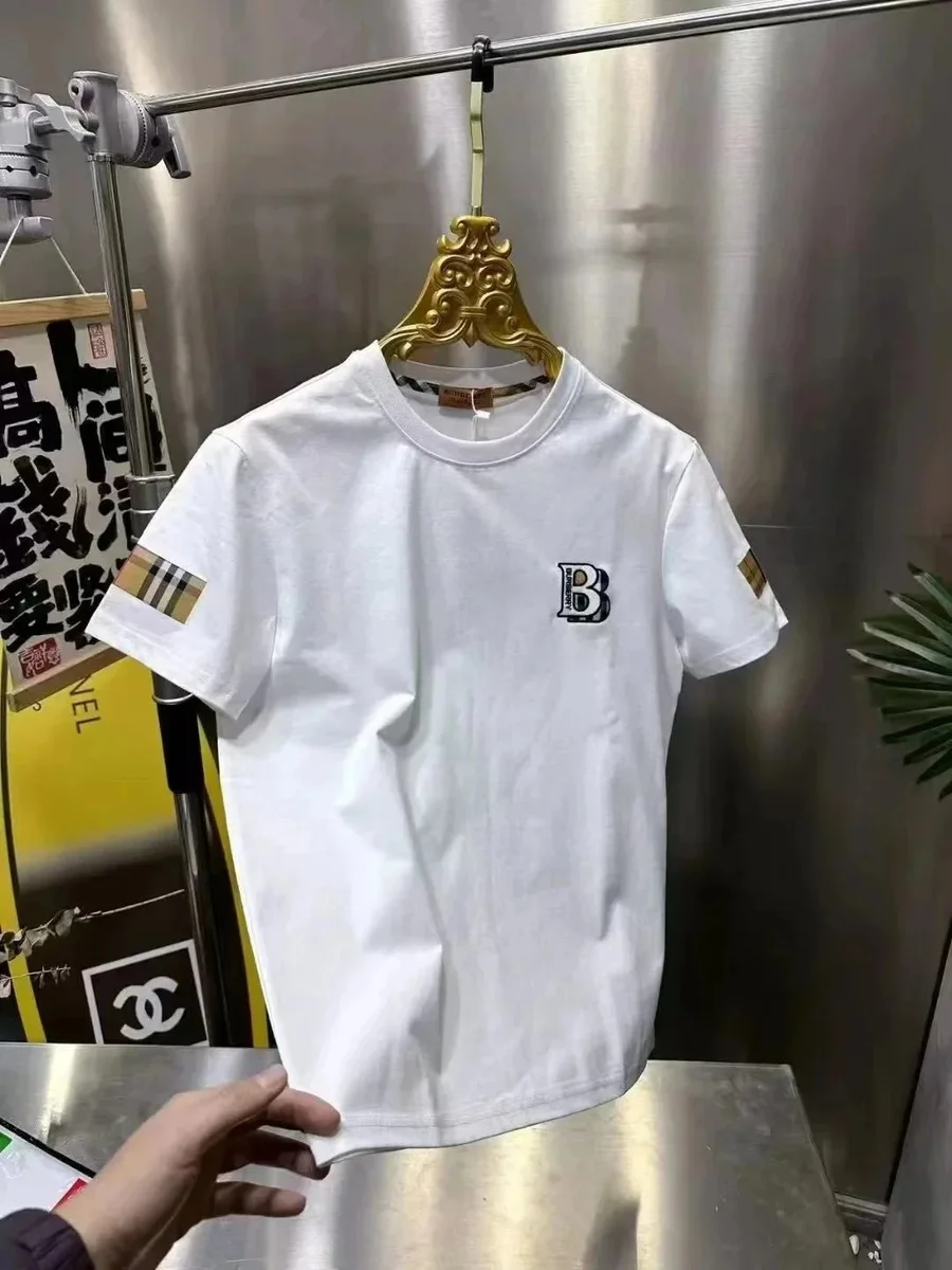 Burberry Burberry TB Monogram B Logo White T-Shirt White - 1