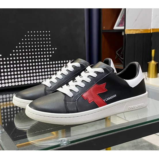 Other Unisex Black & Red E. Canadian Sneakers Black - 1
