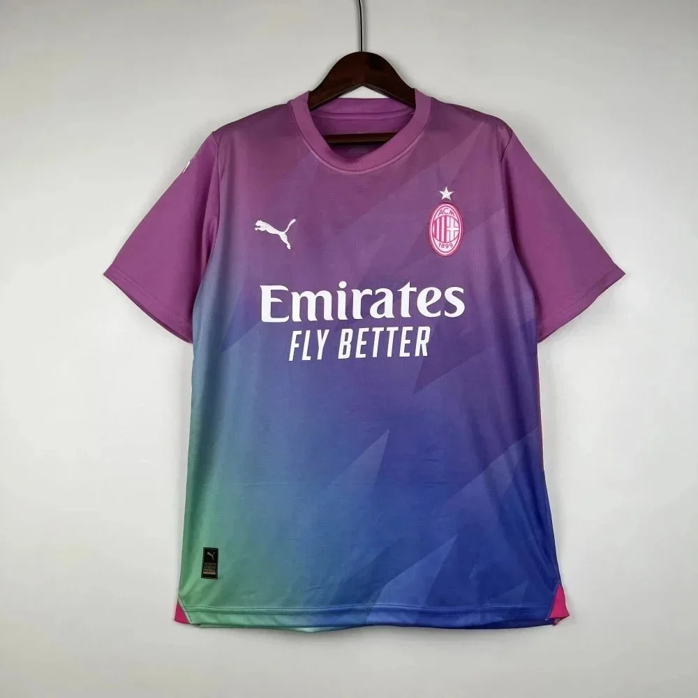 Puma AC Milan Away Jersey Purple Gradient Football Shirt
