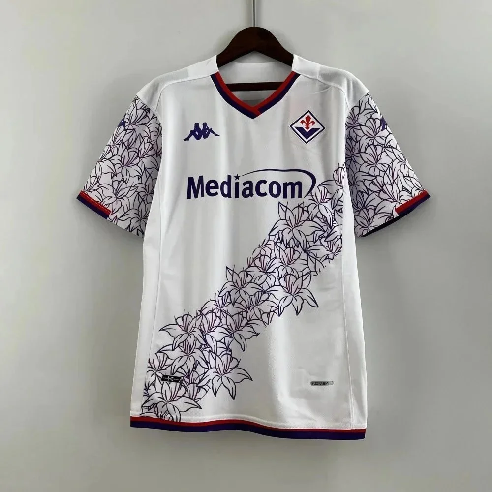 Kappa Kappa Fiorentina Home Jersey White Floral White - 1