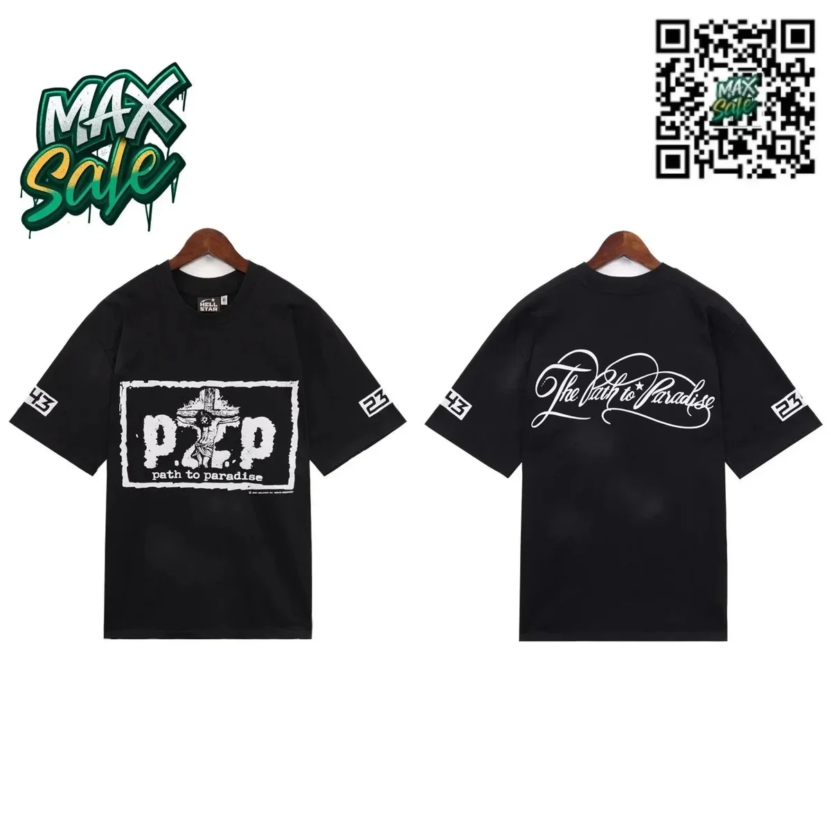 Trapstar Trapstar PZP Path to Paradise Black T-Shirt Black - 1